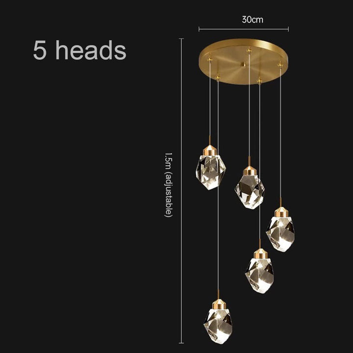 Lumis Gold Crystal Chandelier savingget