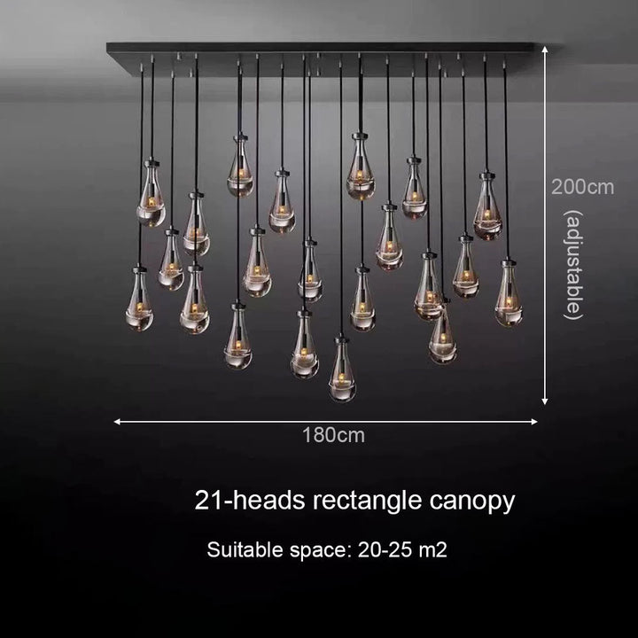 Black Raindrop Chandelier savingget