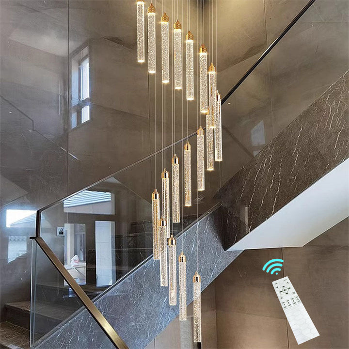 Lunara Spiral Crystal Chandelier savingget