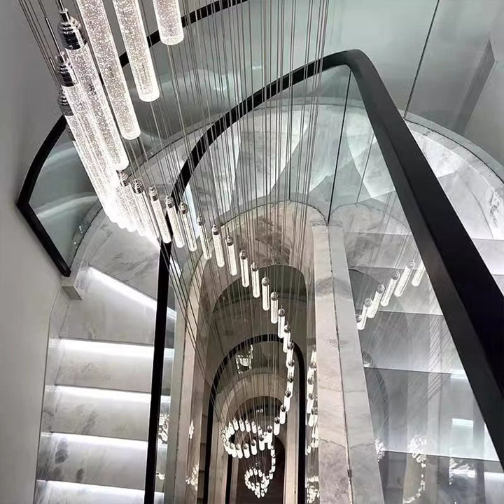 Lunara Spiral Crystal Chandelier savingget