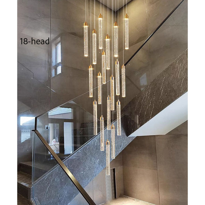 Lunara Spiral Crystal Chandelier savingget