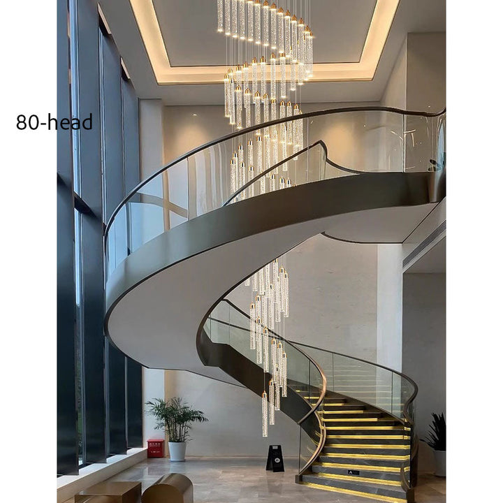 Lunara Spiral Crystal Chandelier savingget