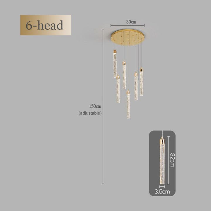 Lunara Spiral Crystal Chandelier savingget