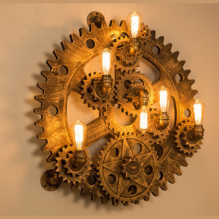 Movable Gear Wall Lamp savingget