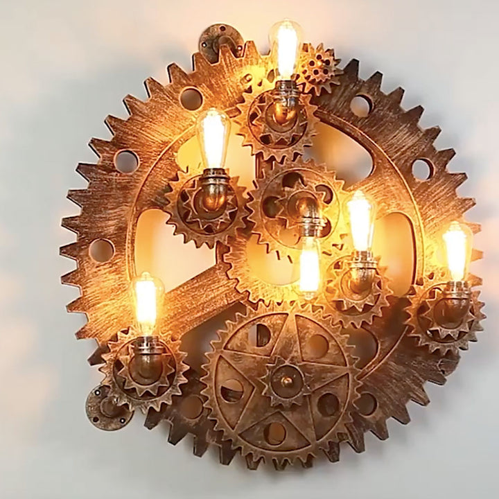 Movable Gear Wall Lamp savingget