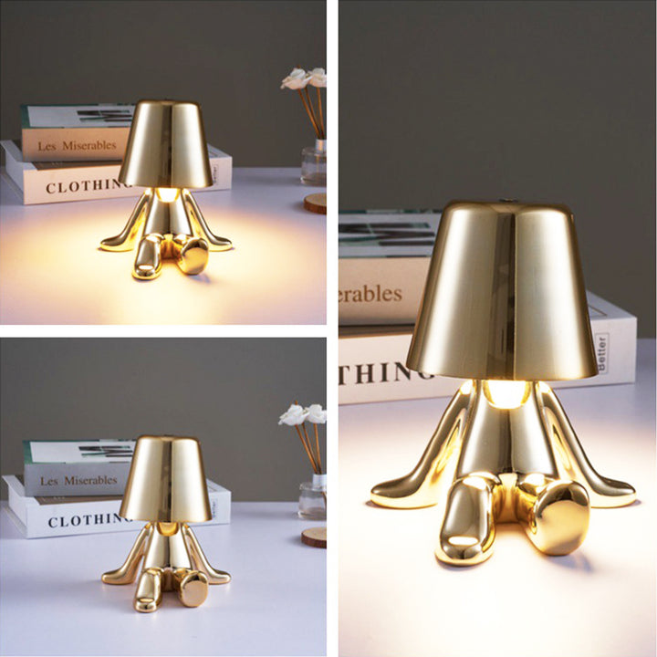 Golden Man Decor Lamp