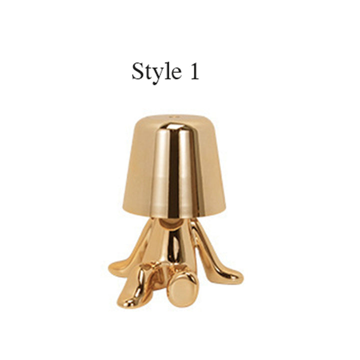 Golden Man Decor Lamp