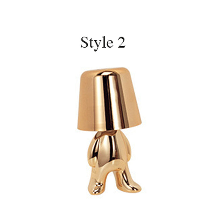 Golden Man Decor Lamp