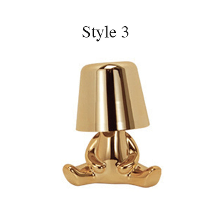 Golden Man Decor Lamp