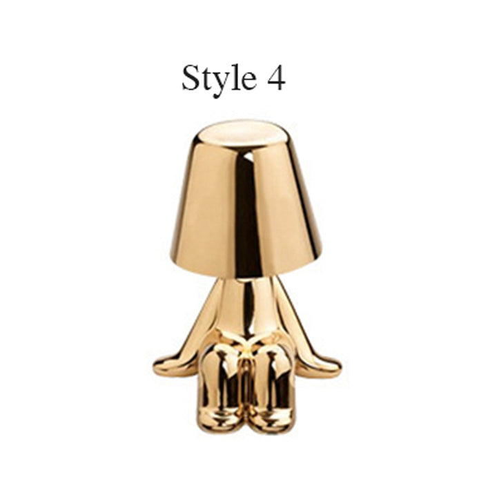 Golden Man Decor Lamp