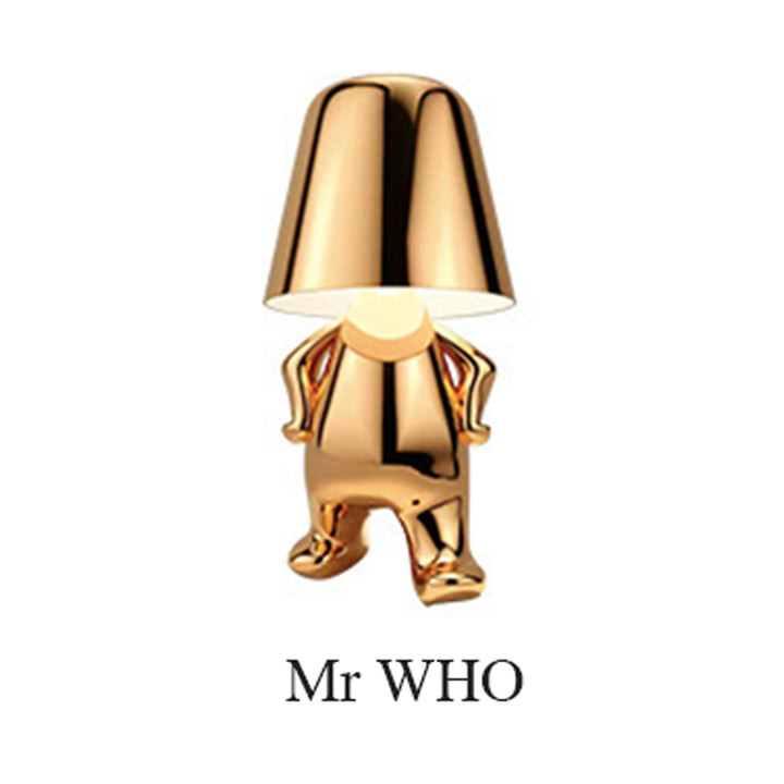 Golden Man Decor Lamp