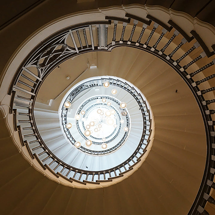 Crystal Cascade Stairwell Chandelier