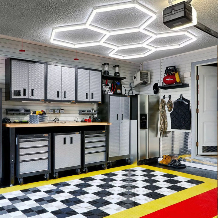 5 Hexagon Garage Lights savingget