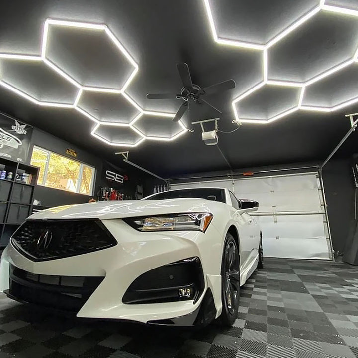 5 Hexagon Garage Lights savingget