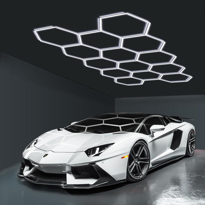 14 Hexagon Garage Lights savingget