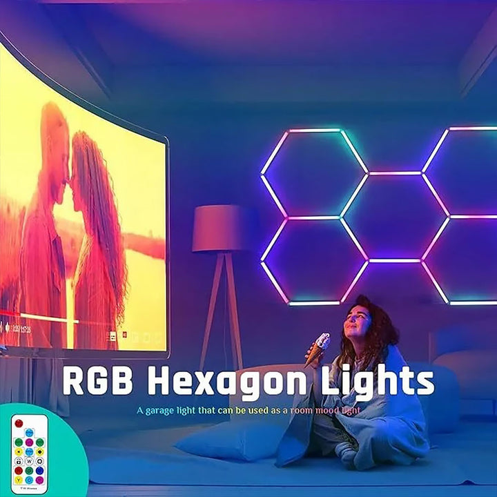 RGB Hexagon Garage Lights savingget