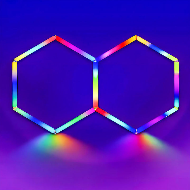 RGB Hexagon Garage Lights savingget