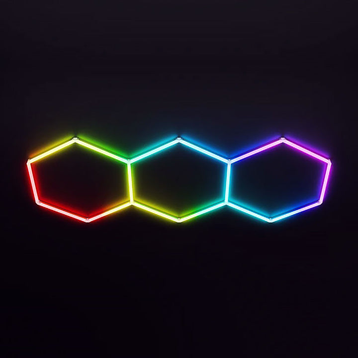 RGB Hexagon Garage Lights savingget