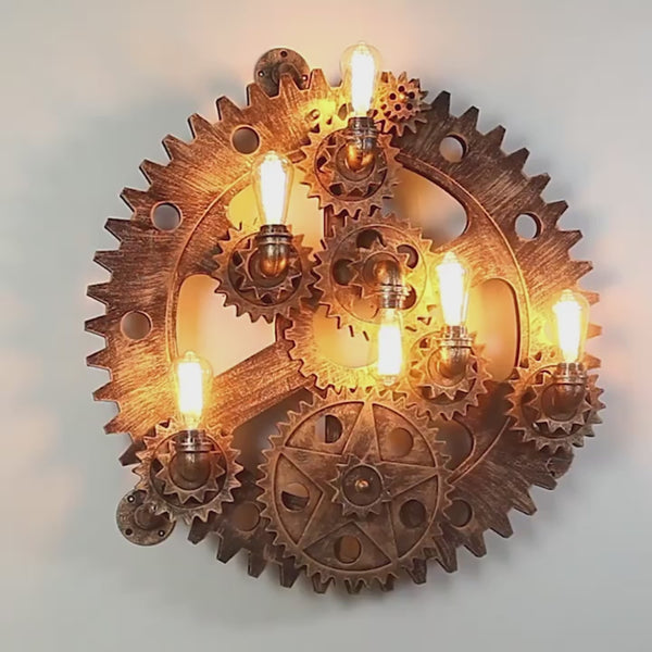 Movable Gear Wall Lamp