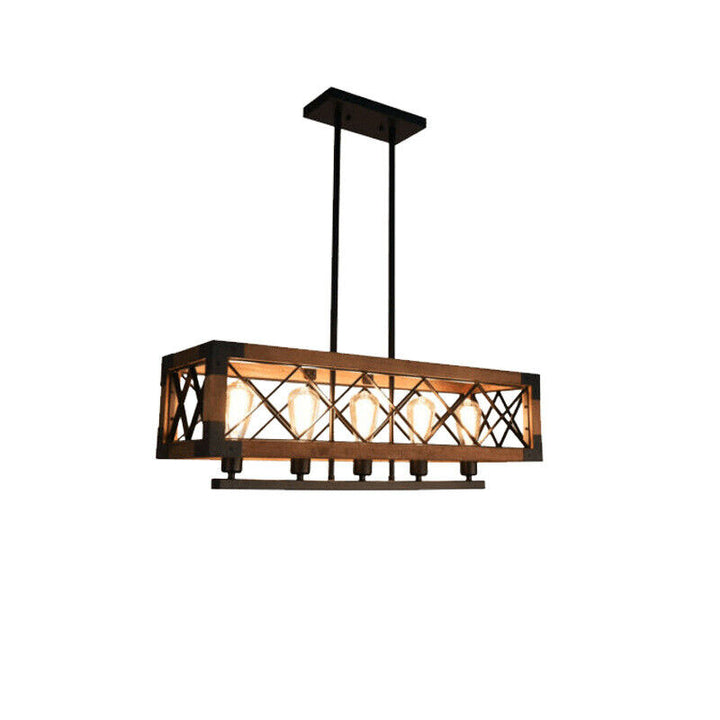 TimberLoom 5-Light Vintage Island Chandelier