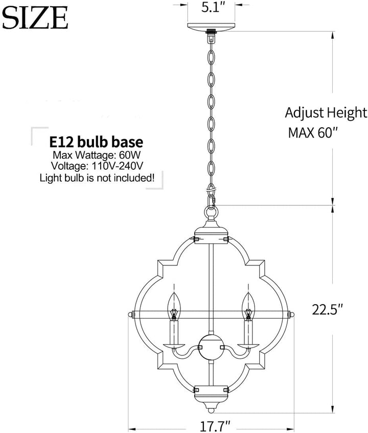 The Orb Metal Chandelier