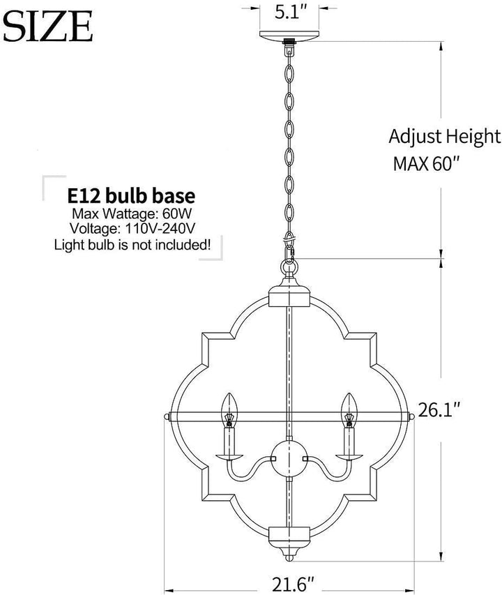 The Orb Metal Chandelier