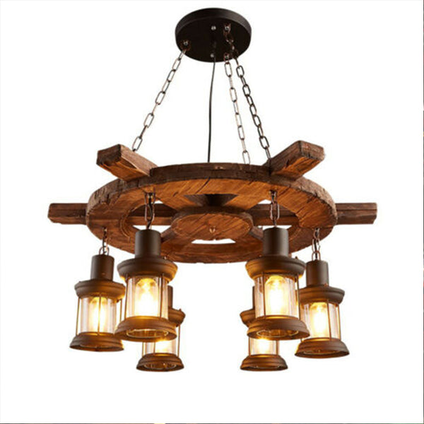 Captain Boat Wooden Light